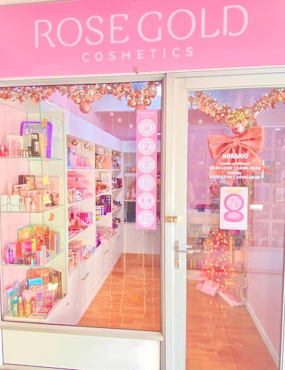 Rose gold cosmetics